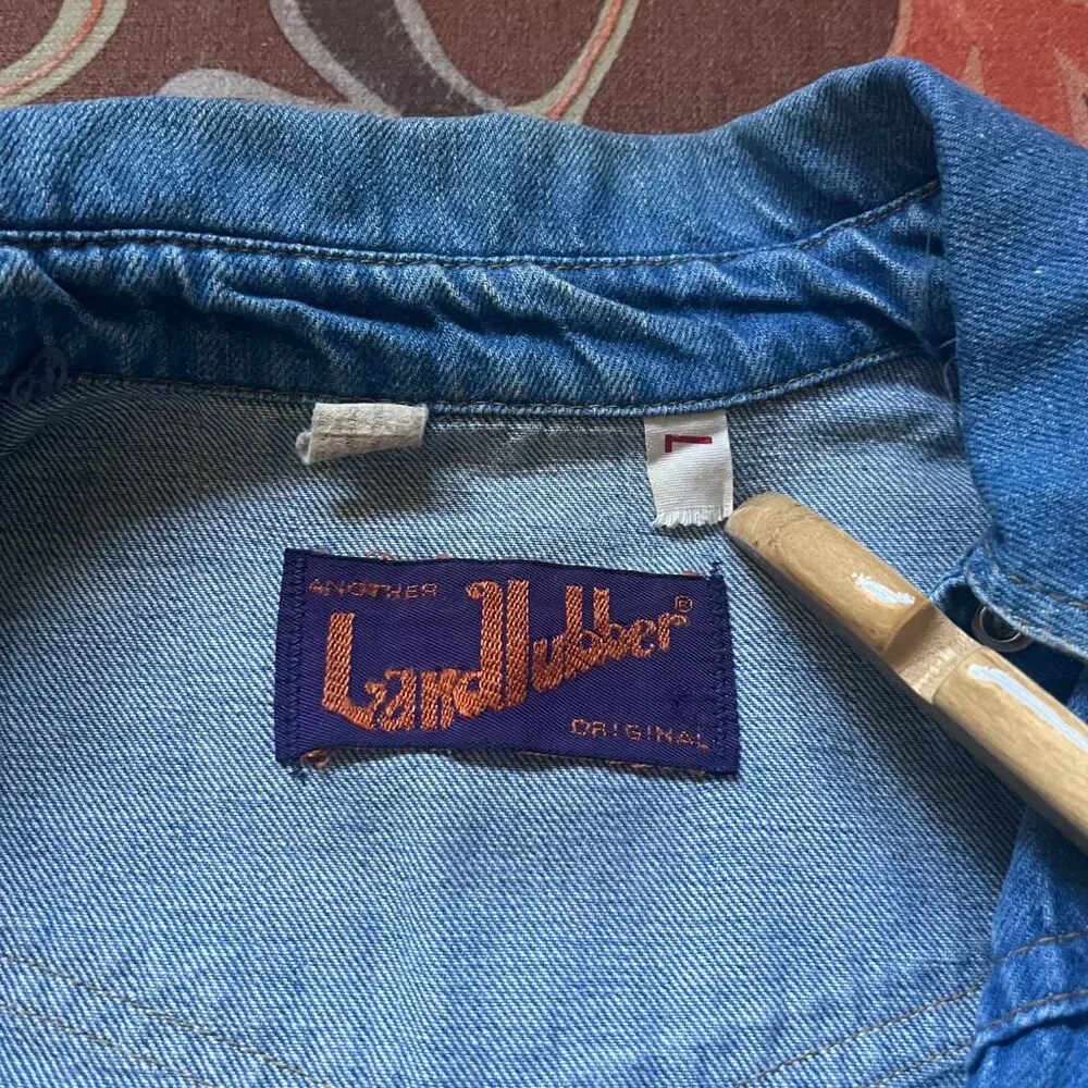 Vintage 1970s Landlubber Denim Dress - Picture 5 of 10